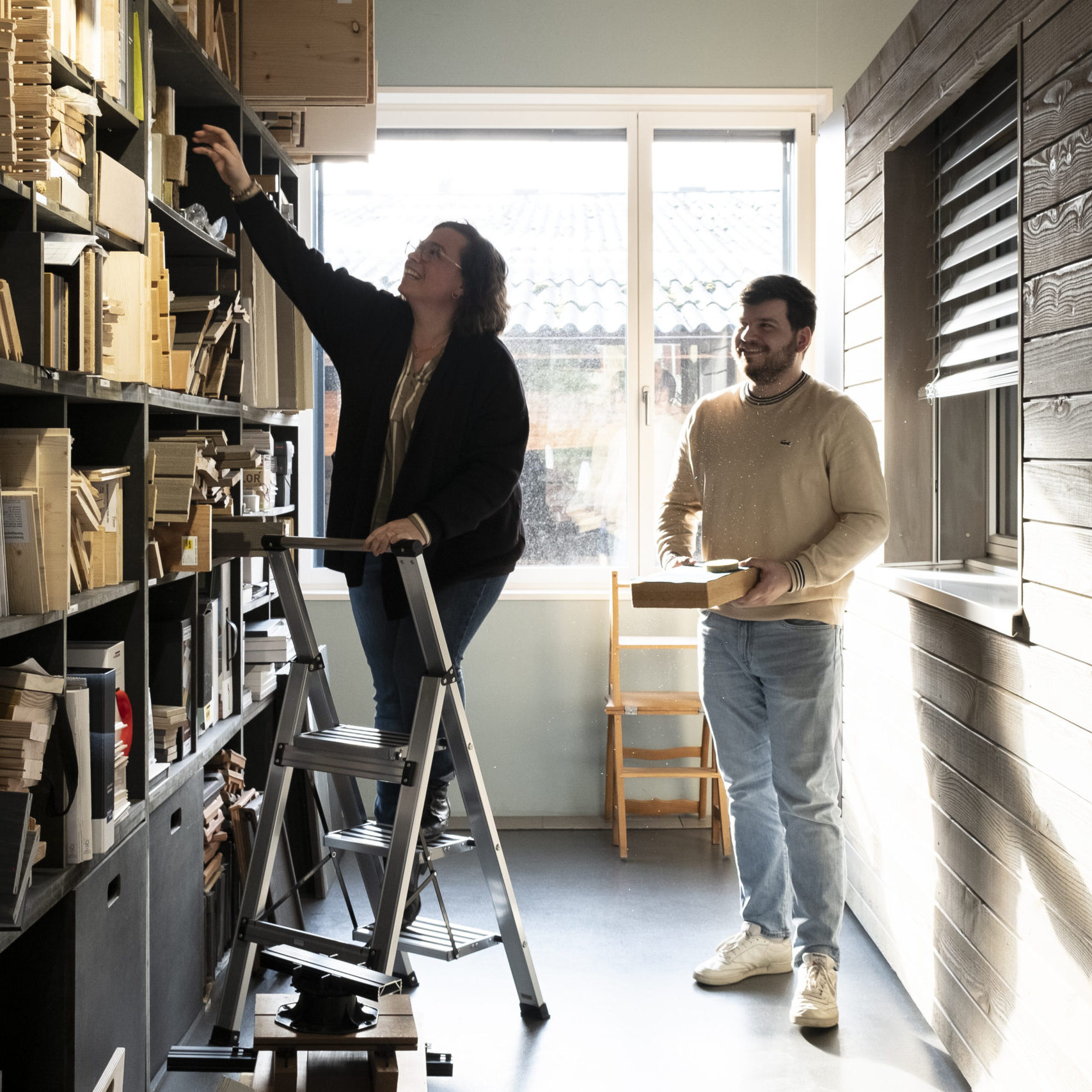 Antonia und Dario von Späti Holzbau & Architektur AG